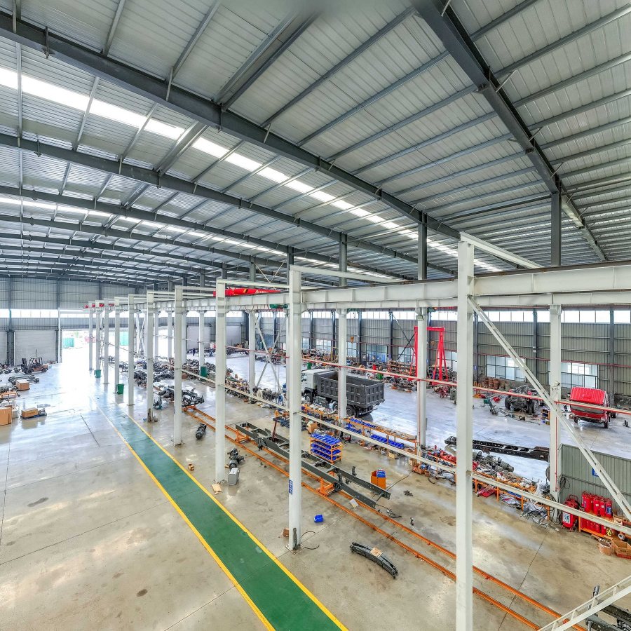 Production floor inside the factory