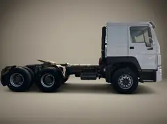 HOWO 371 6x4 Tractor Head – Side chassis view
