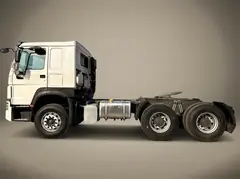 HOWO 371 6x4 Tractor Head – Side profile at the yard