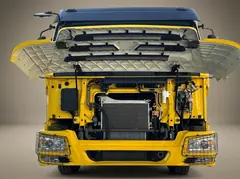 HOWO 371 6x4 Tipper Truck (Dump Truck) – Front grille and engine access