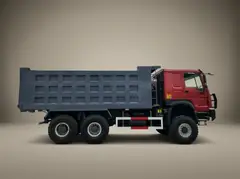 HOWO 6×6 Off-Road Dump Truck – Side view