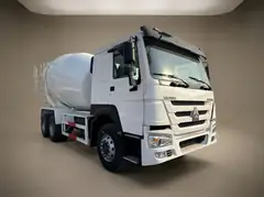 HOWO 6x4 Concrete Mixer Truck (8–10 m³) – Front three-quarter view