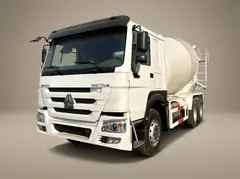 HOWO 6x4 Concrete Mixer Truck (8–10 m³) – Front three-quarter street view
